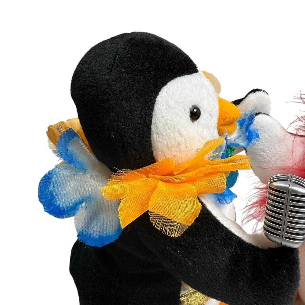 Avon Christmas Penguins Duet Singing Baby It's Cold Outside Animated SEE VIDEO